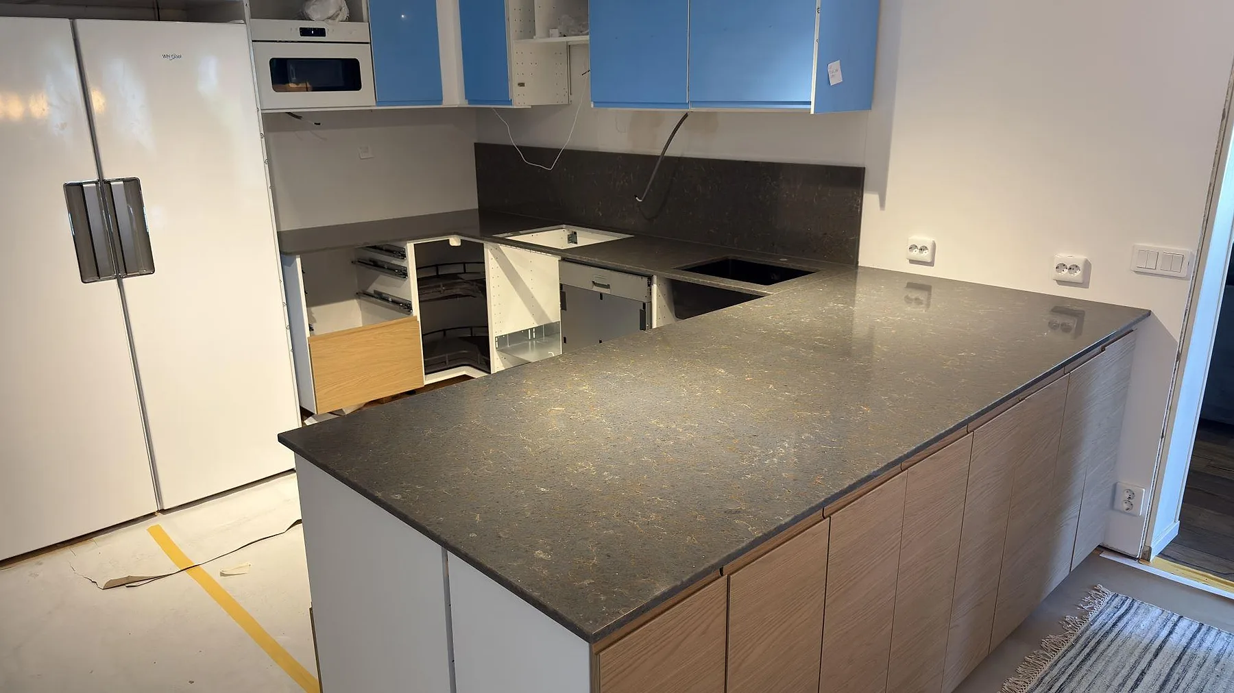 Køkkenbordplade i Silestone Copper Mist, Örebro – billede 2