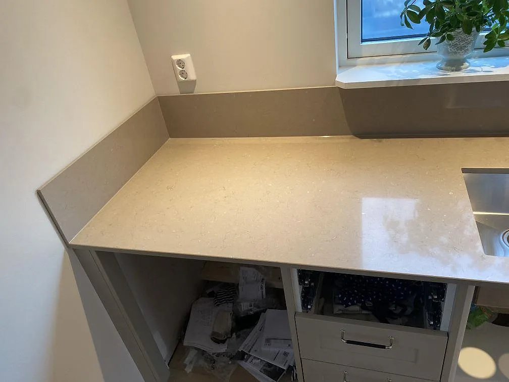 Køkkenbordplade i Silestone Coral Clay, Alingsås – billede 4