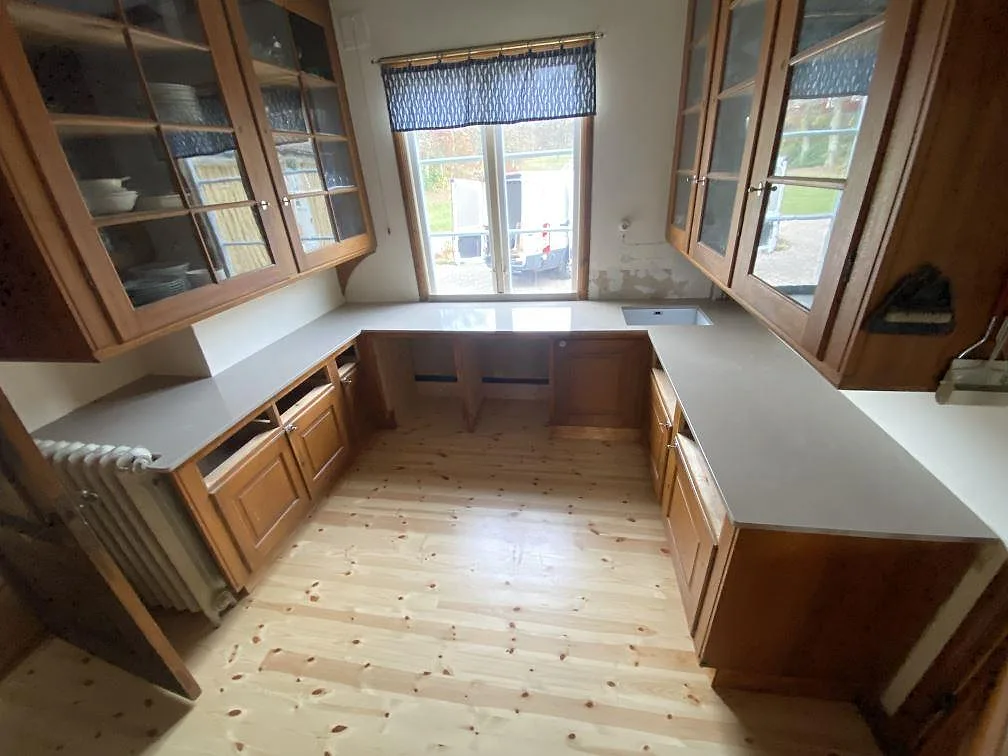 Køkkenbordplade i Silestone Coral Clay, Allingsås
