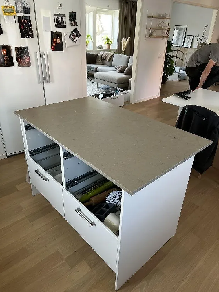 Køkkenbordplade i Silestone Coral Clay, Barsebäck – billede 8
