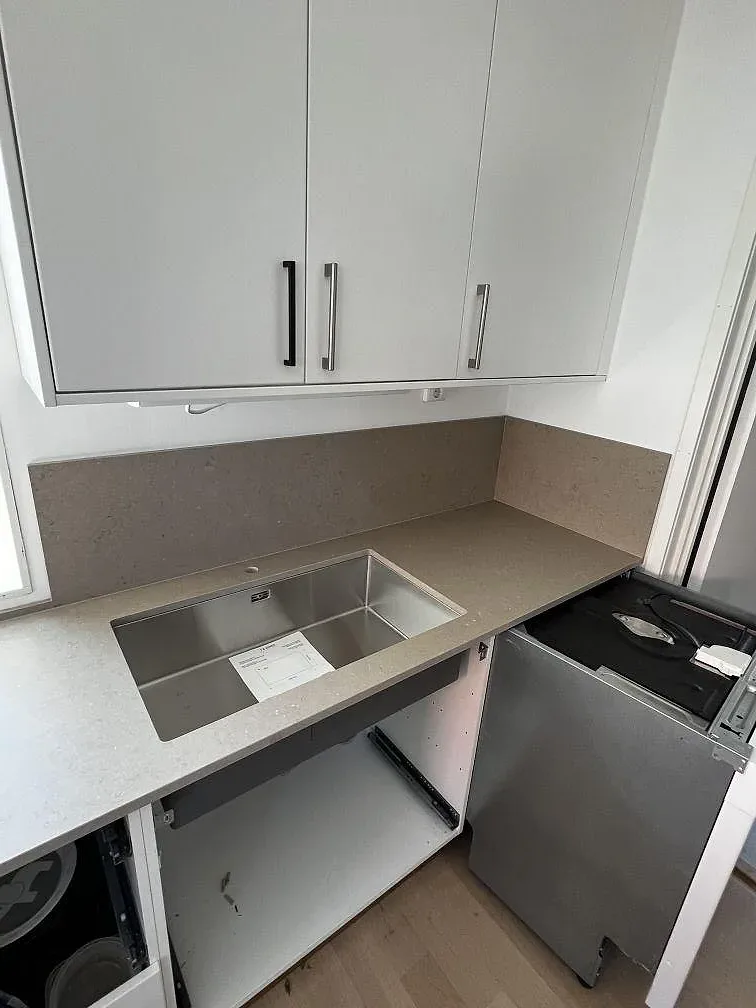 Køkkenbordplade i Silestone Coral Clay, Barsebäck – billede 3