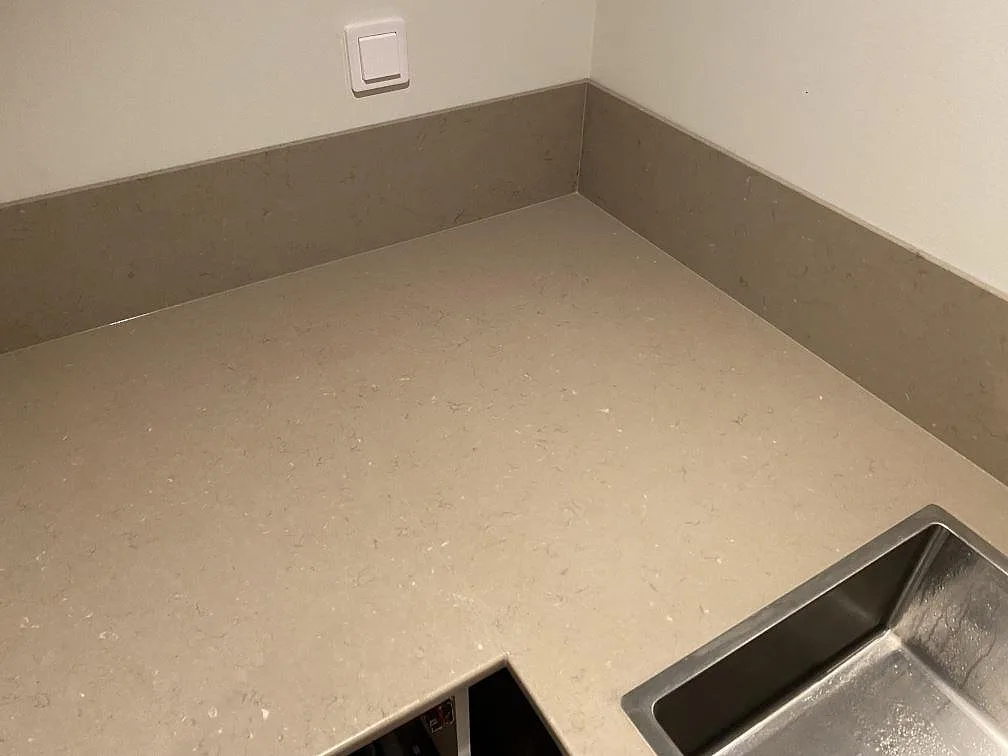 Køkkenbordplade i Silestone Coral Clay, Billdal – billede 4