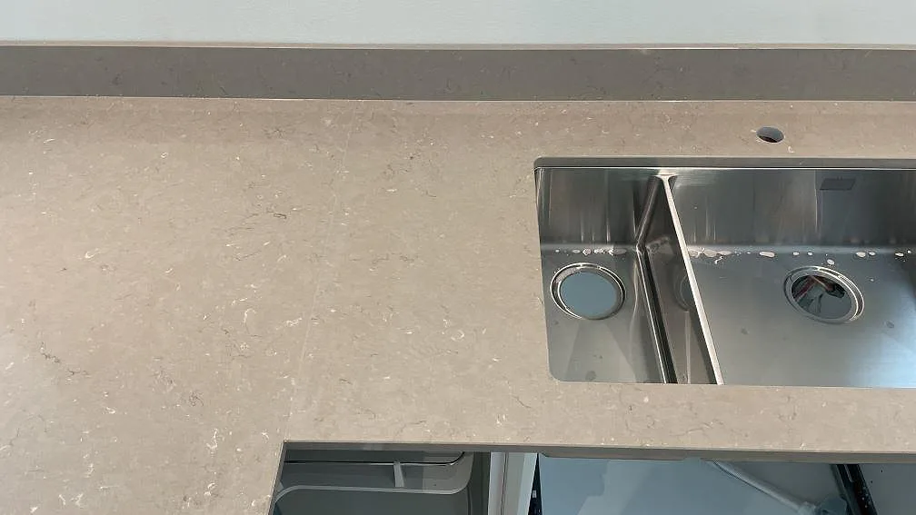 Køkkenbordplade i Silestone Coral Clay, Björketorp – billede 4