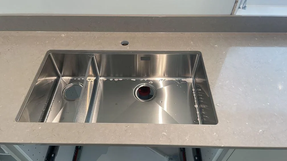Køkkenbordplade i Silestone Coral Clay, Björketorp – billede 5