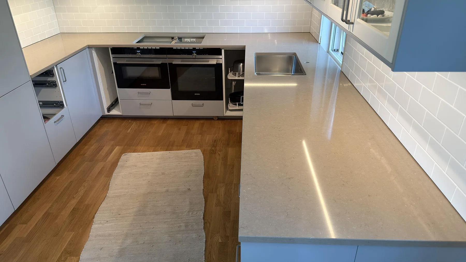 Køkkenbordplade i Silestone Coral Clay, Ekerö – billede 2
