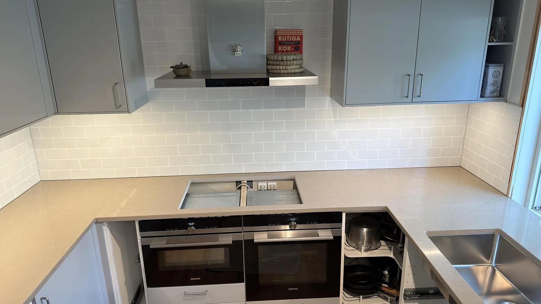 Køkkenbordplade i Silestone Coral Clay, Ekerö – billede 3