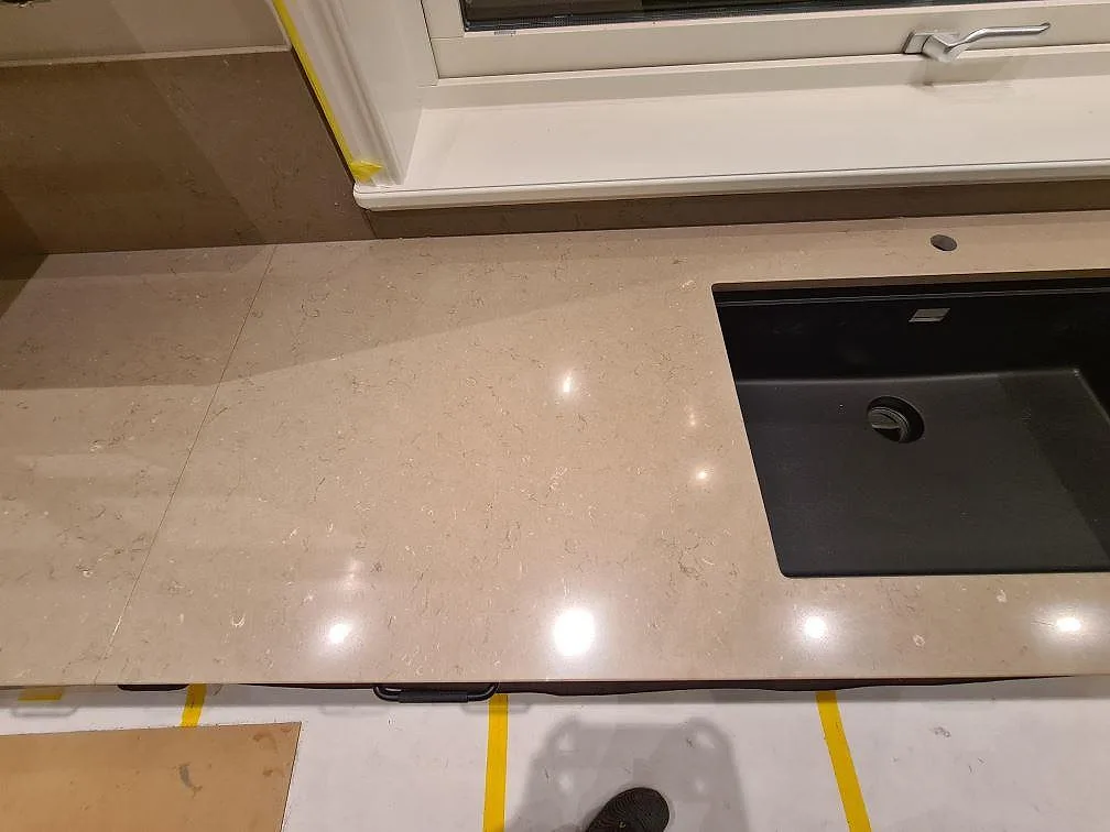 Køkkenbordplade i Silestone Coral Clay, Enköping – billede 5