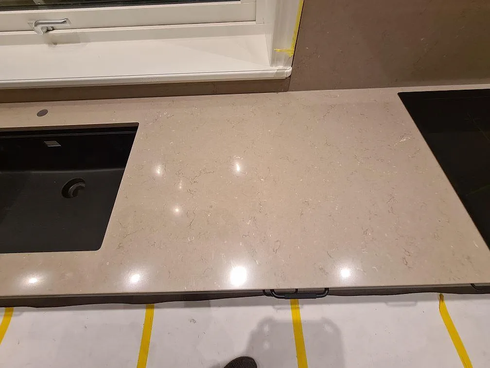 Køkkenbordplade i Silestone Coral Clay, Enköping – billede 6