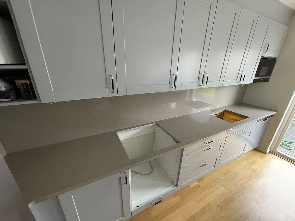 Køkkenbordplade i Silestone Coral Clay, Enköping – billede 2