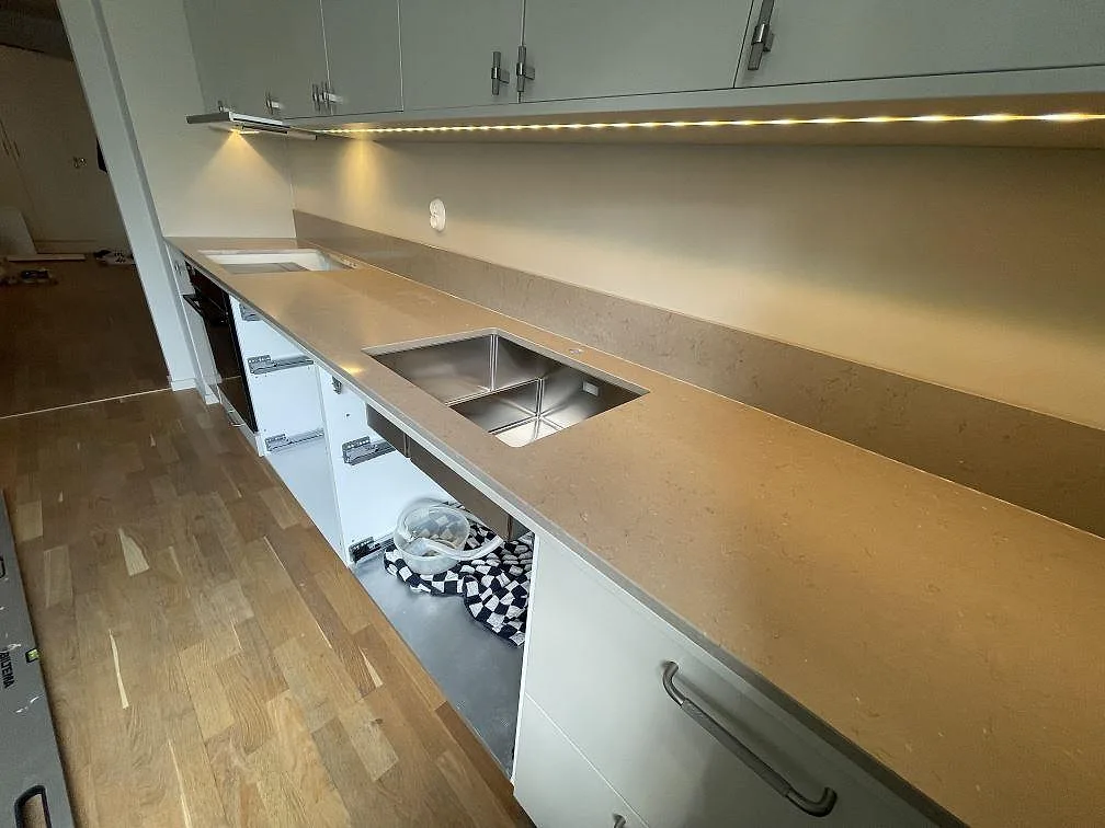 Køkkenbordplade i Silestone Coral Clay, Enskededalen – billede 2
