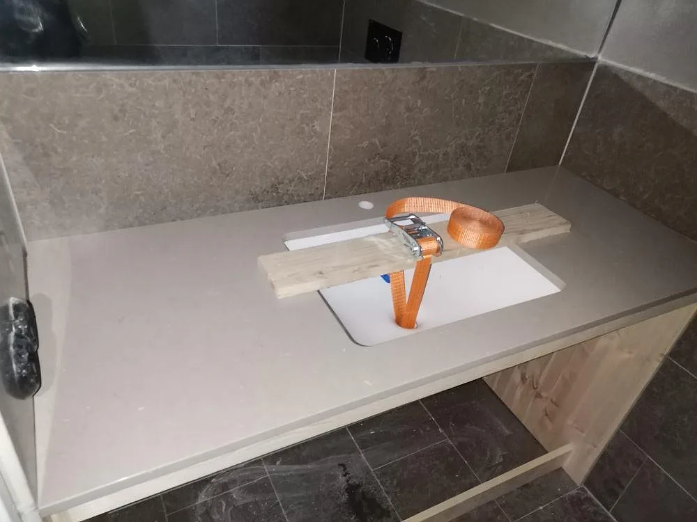 Bordplade i Silestone Coral Clay, køkken og bad, Gärd – billede 3