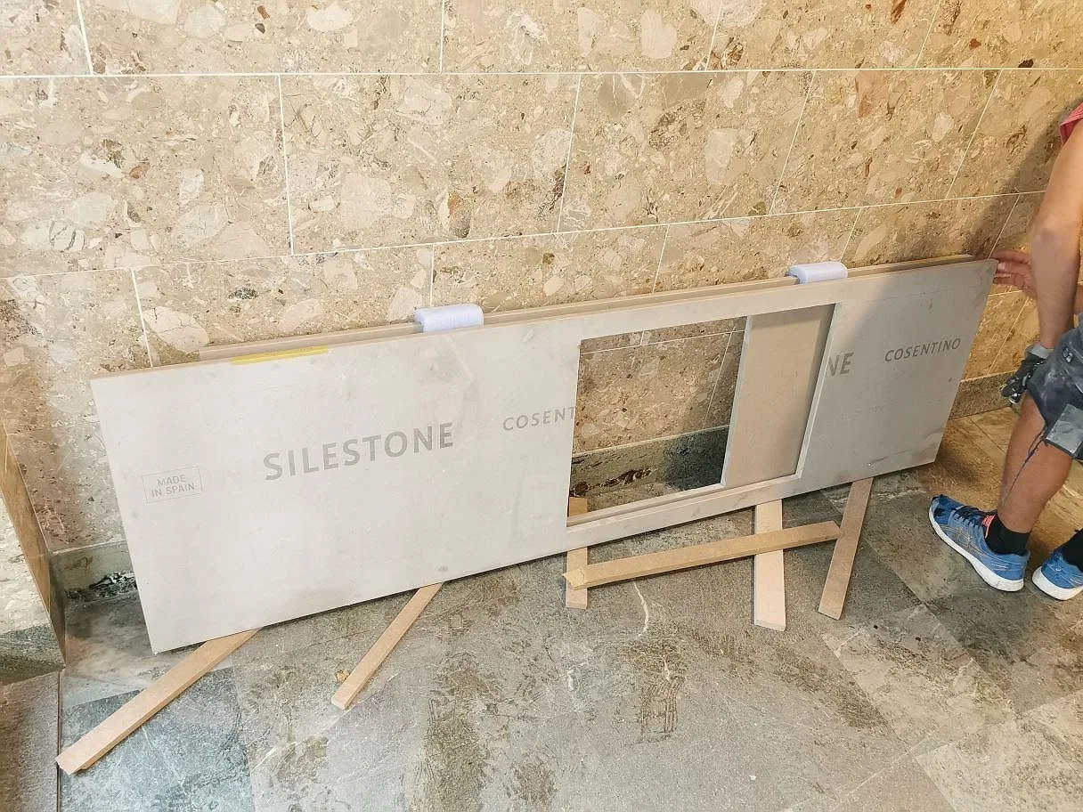 Bordplade i Silestone Coral Clay, Göteborg