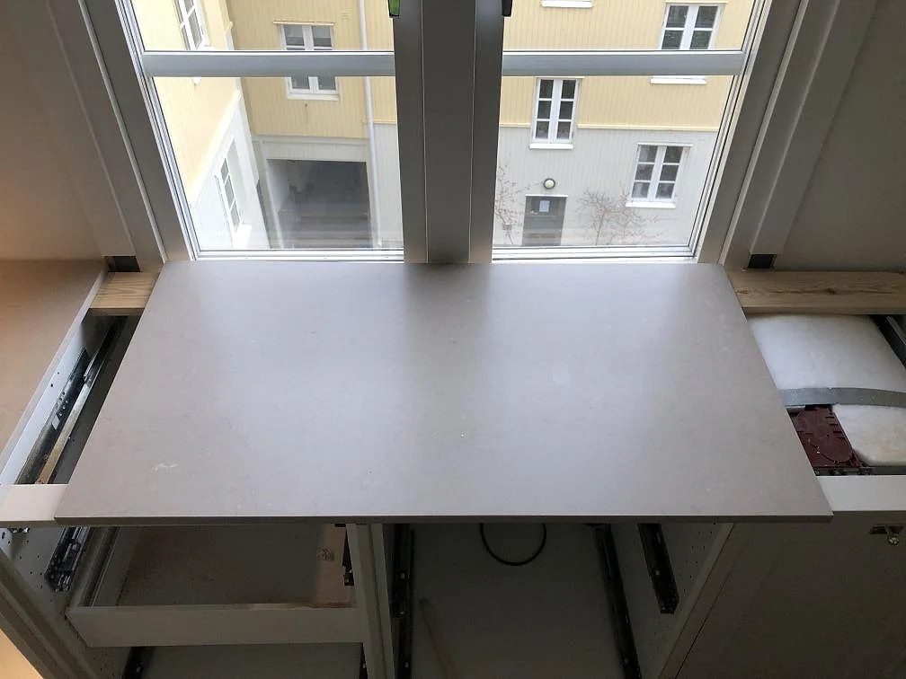 Køkkenbordplade i Silestone Coral Clay, Göteborg – billede 4