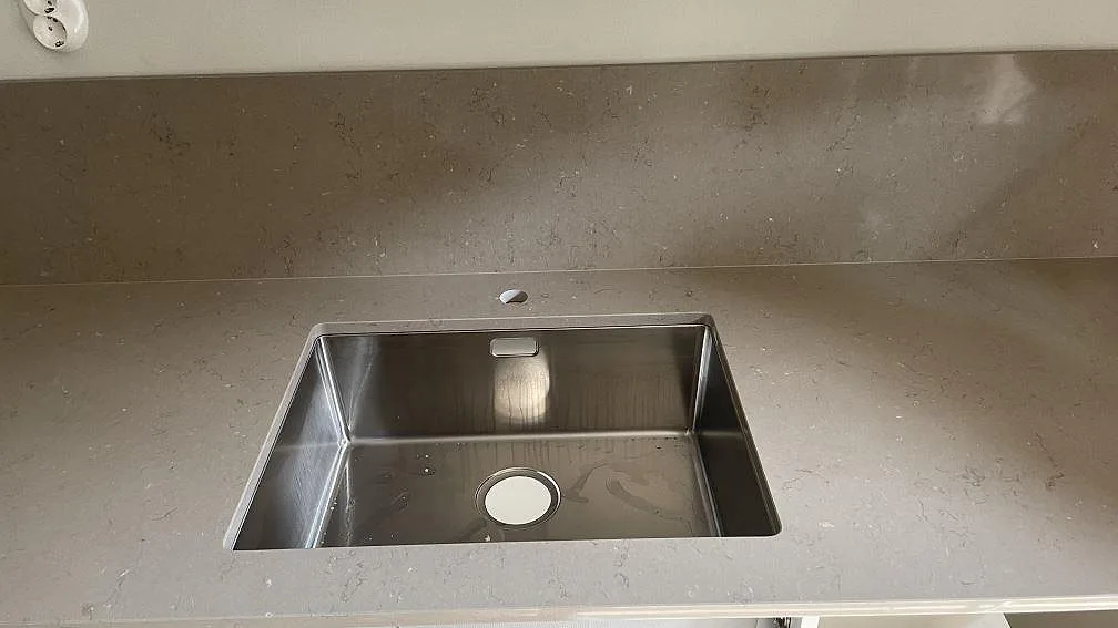 Køkkenbordplade i Silestone Coral Clay, Göteborg – billede 6