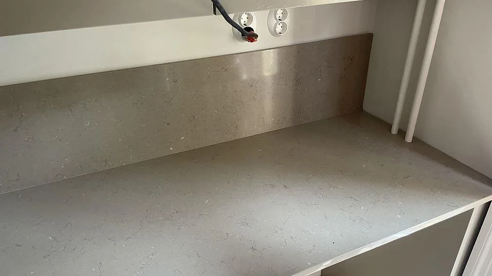 Køkkenbordplade i Silestone Coral Clay, Göteborg