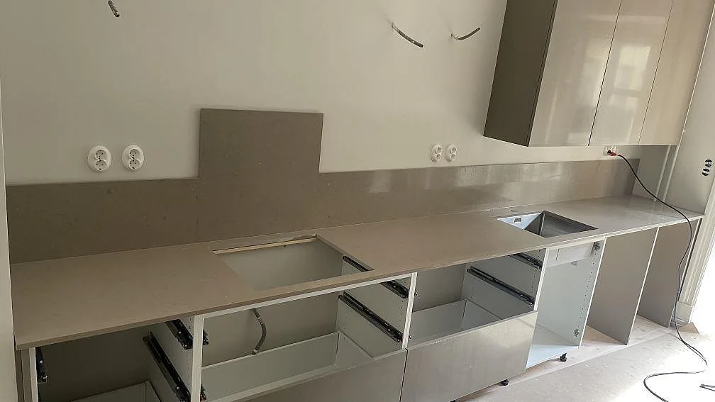 Køkkenbordplade i Silestone Coral Clay, Göteborg – billede 2