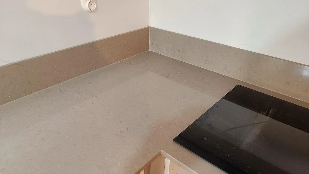 Køkkenbordplade i Silestone Coral Clay, Göteborg – billede 5