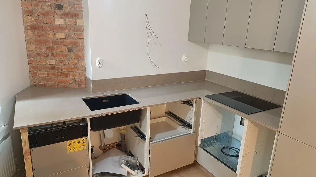 Køkkenbordplade i Silestone Coral Clay, Göteborg