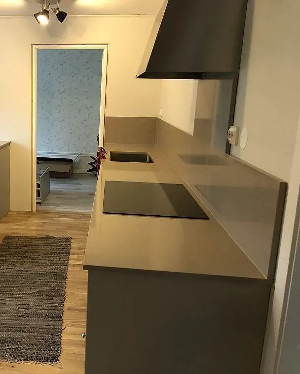 Køkkenbordplade i Silestone Coral Clay, Hällingsjö
