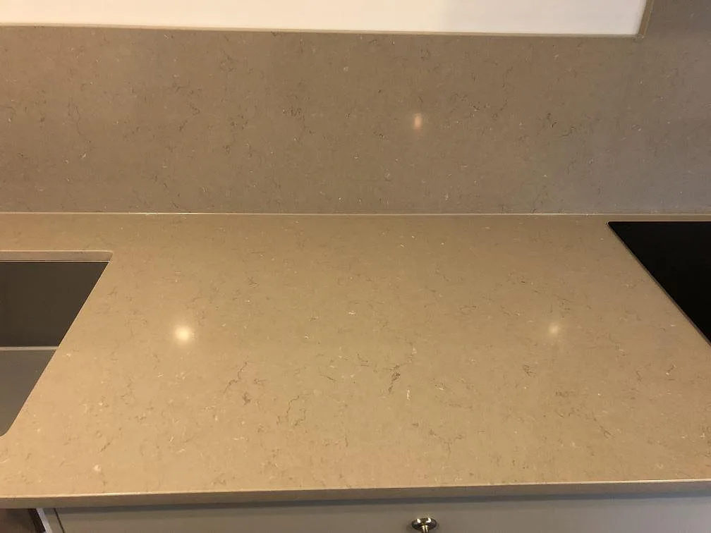 Køkkenbordplade i Silestone Coral Clay, Hällingsjö – billede 3