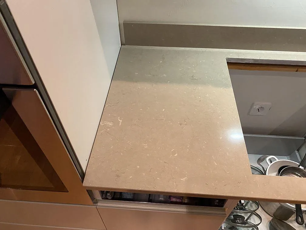 Køkkenbordplade i Silestone Coral Clay, Hässleholm – billede 3