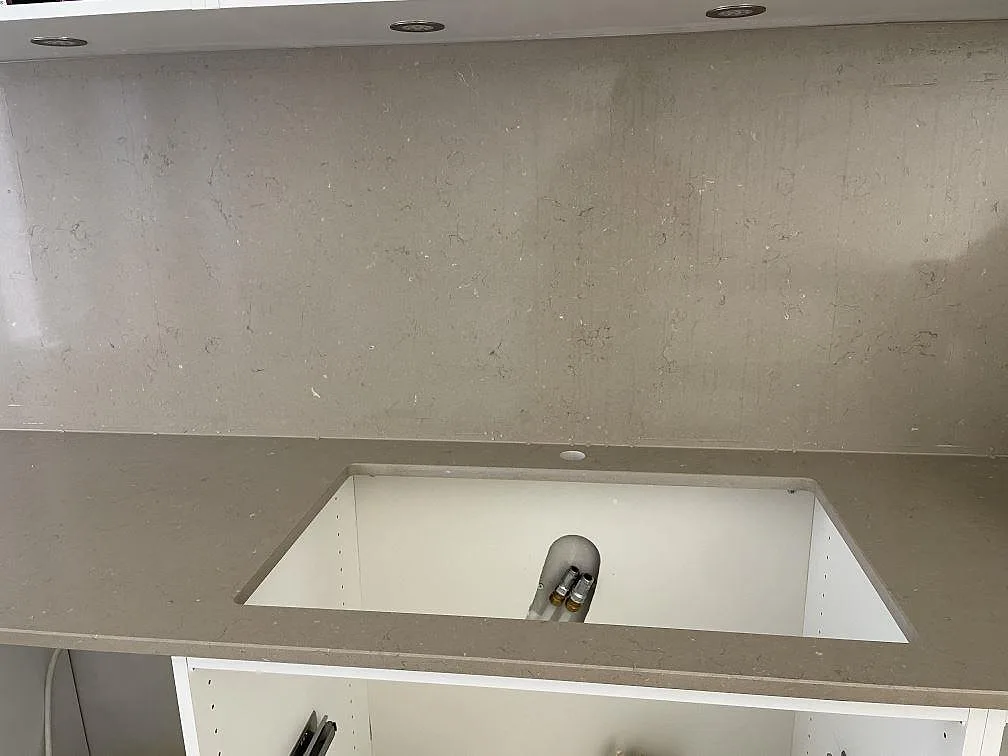 Bordplade i Silestone Coral Clay, Helsingborg – billede 2