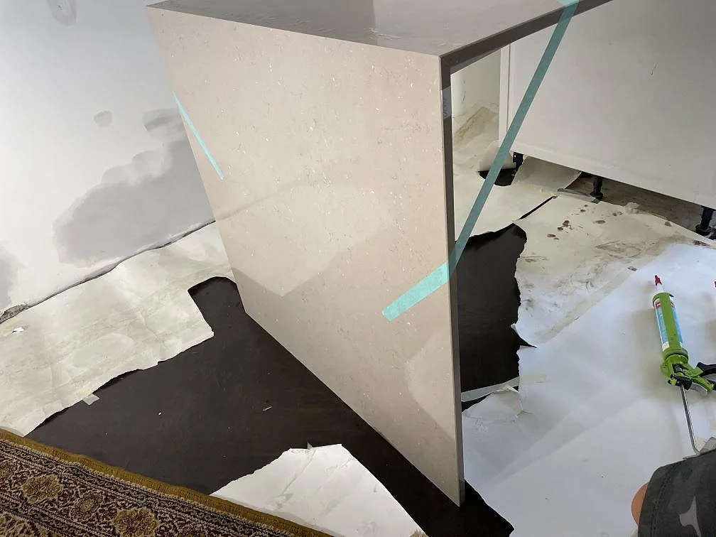 Bordplade i Silestone Coral Clay, Helsingborg – billede 8