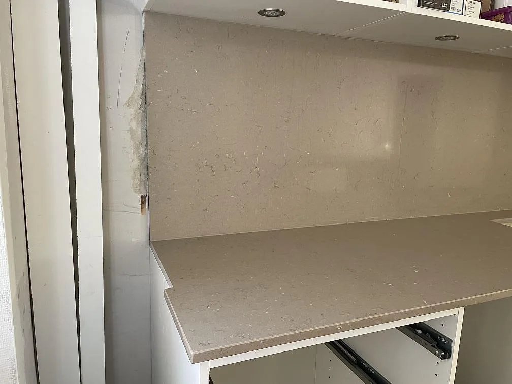 Bordplade i Silestone Coral Clay, Helsingborg – billede 3
