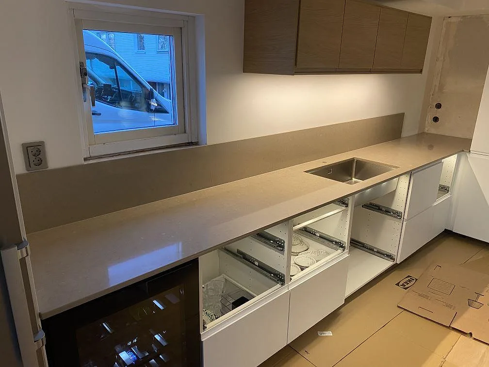 Køkkenbordplade i Silestone Coral Clay, Helsingborg – billede 2