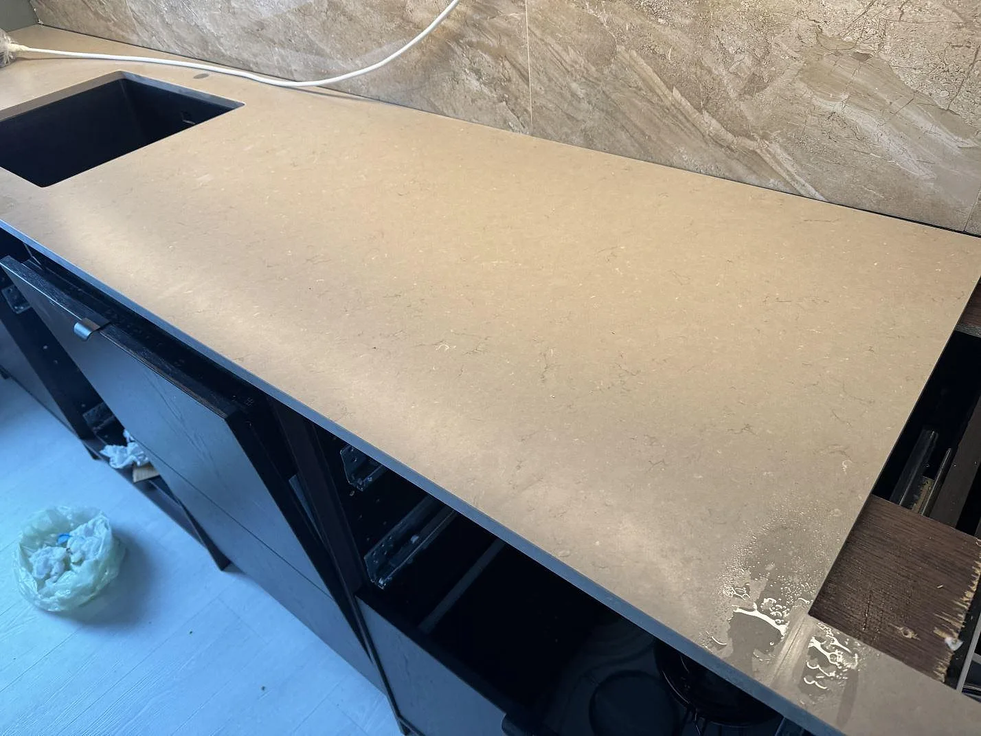 Køkkenbordplade i Silestone Coral Clay, Höganäs – billede 3