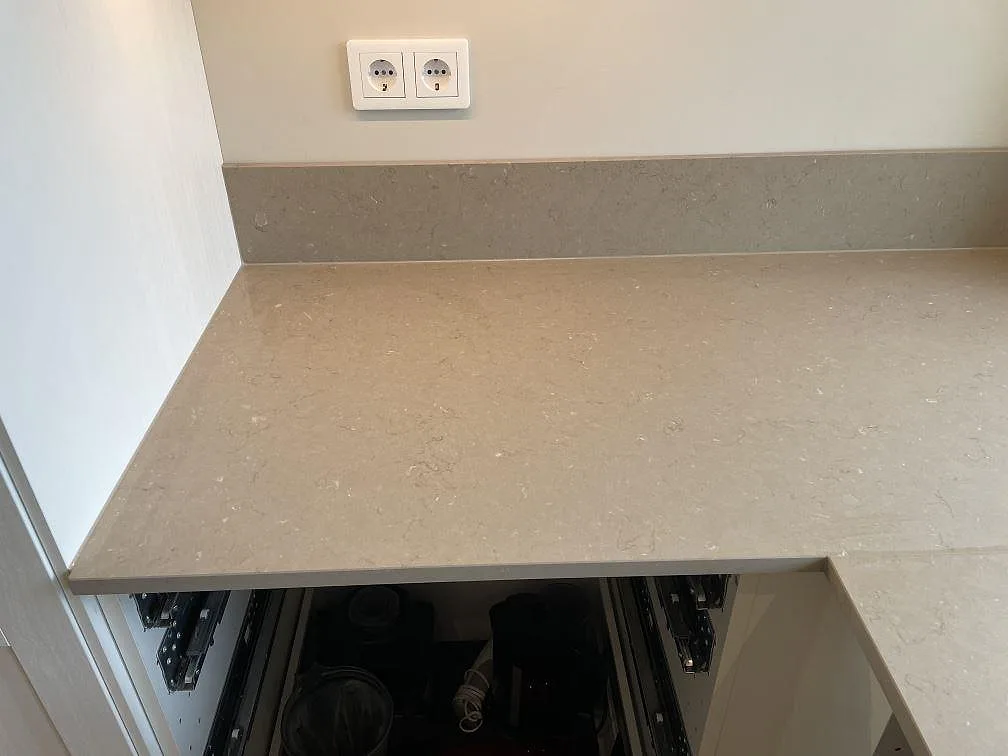Køkkenbordplade i Silestone Coral Clay, Höllviken – billede 7