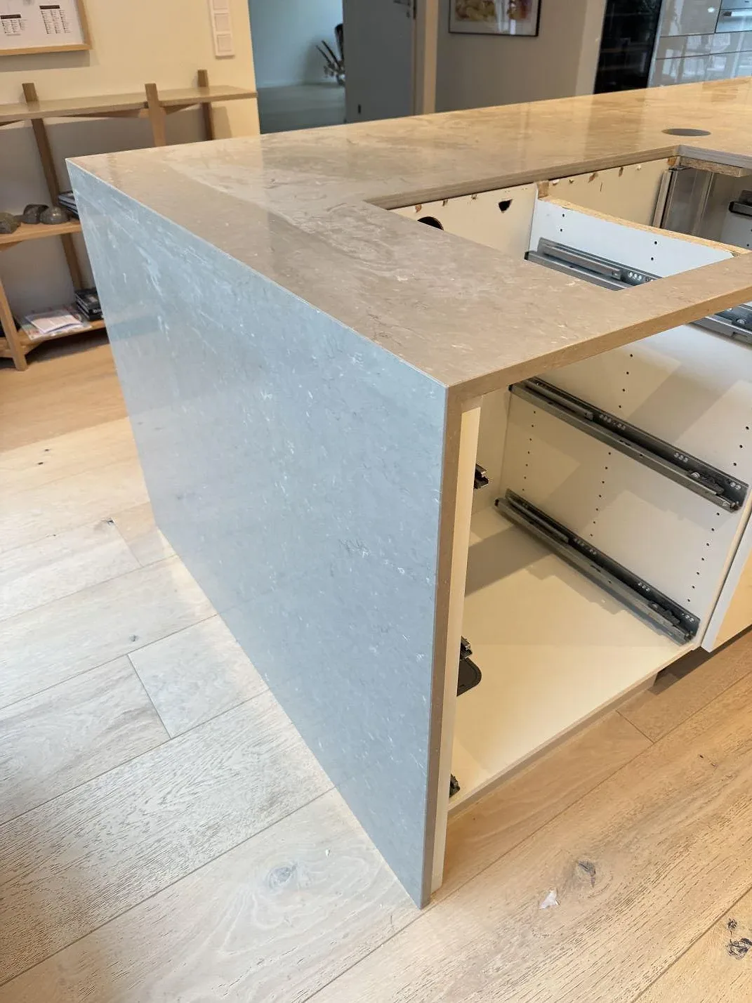 Køkkenbordplade i Silestone Coral Clay, Höllviken – billede 6