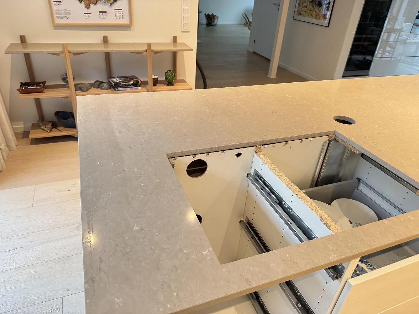 Køkkenbordplade i Silestone Coral Clay, Höllviken – billede 2