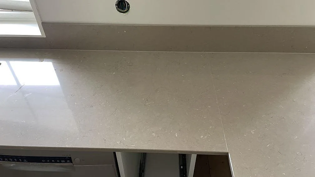 Køkkenbordplade i Silestone Coral Clay, Höör – billede 6