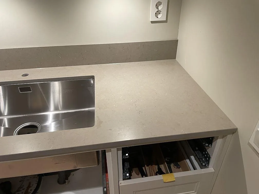 Køkkenbordplade i Silestone Coral Clay, Vetlanda – billede 6