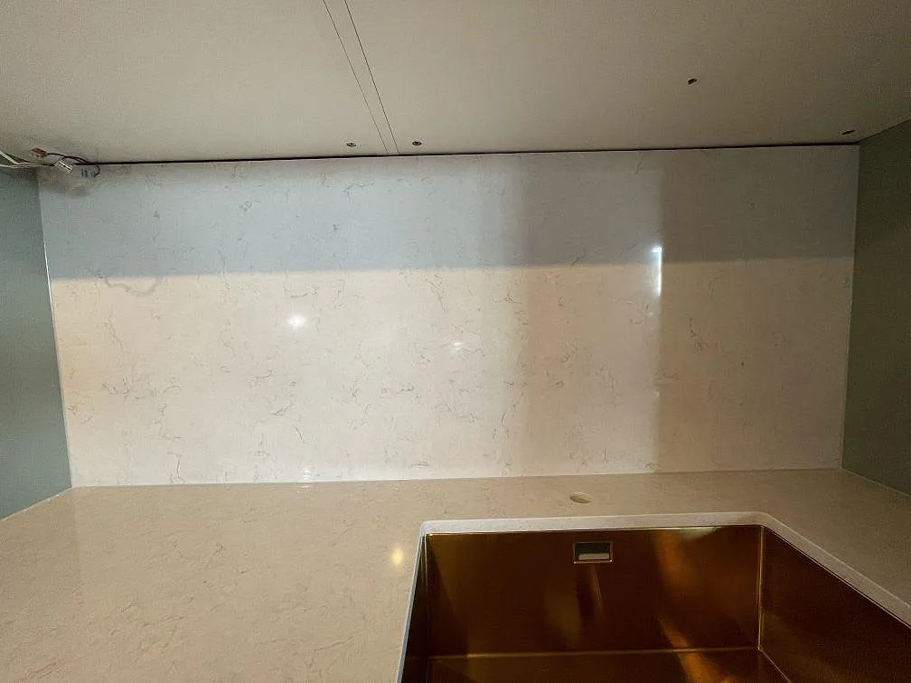 Køkkenbordplade i Silestone Coral Clay, Hornstull – billede 3