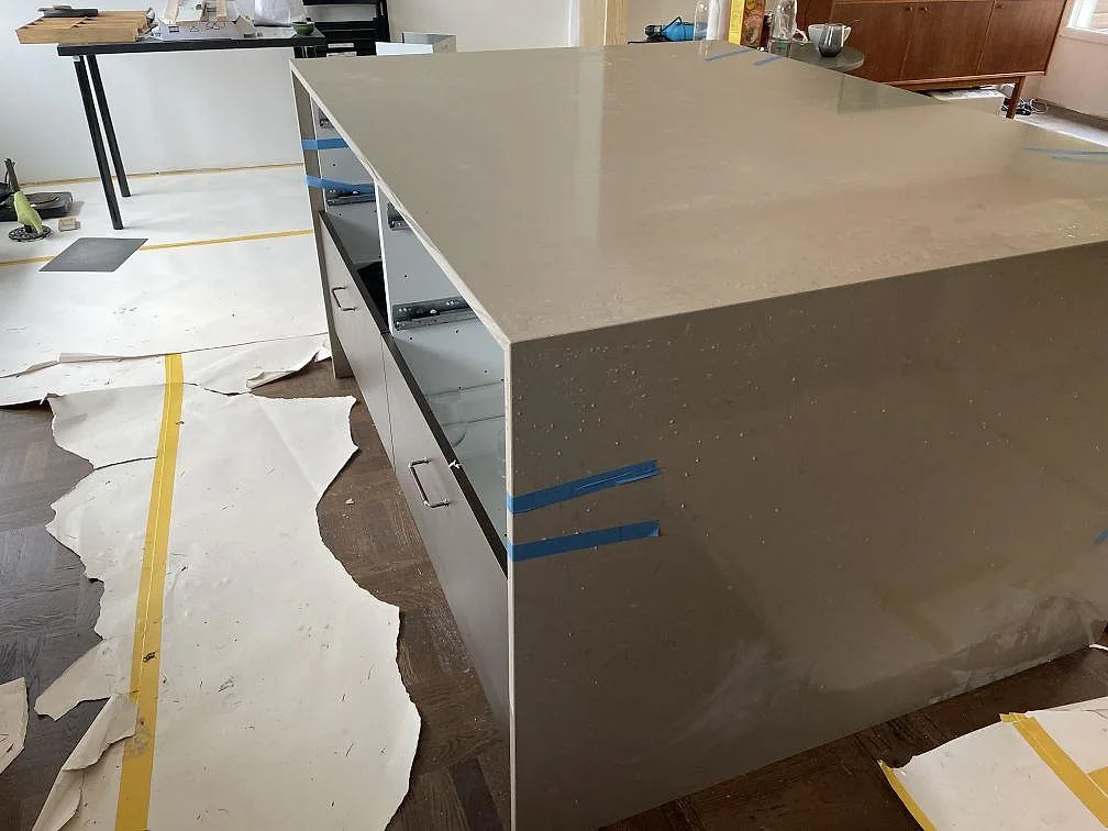 Køkkenbordplade i Silestone Coral Clay, Kållered – billede 5