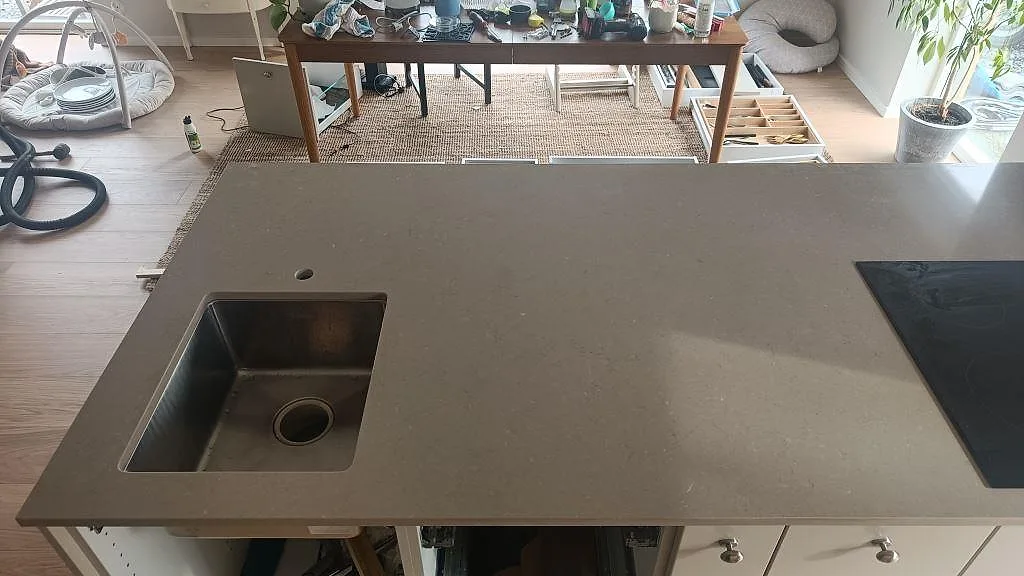 Køkkenbordplade i Silestone Coral Clay, Kareby – billede 2