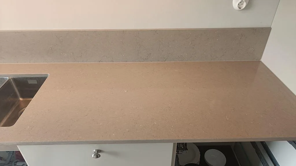 Køkkenbordplade i Silestone Coral Clay, Kareby – billede 7