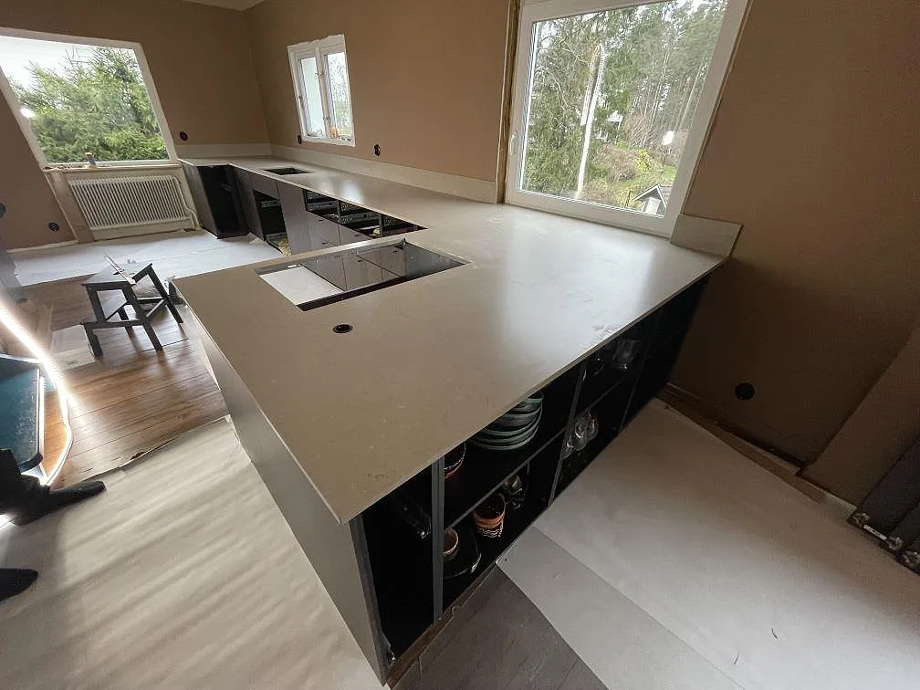 Køkkenbordplade i Silestone Coral Clay, Karlskoga – billede 4
