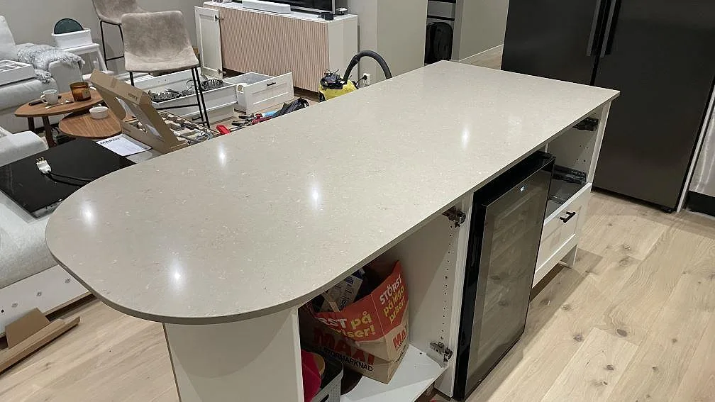 Køkkenbordplade i Silestone Coral Clay, Karlskrona – billede 4