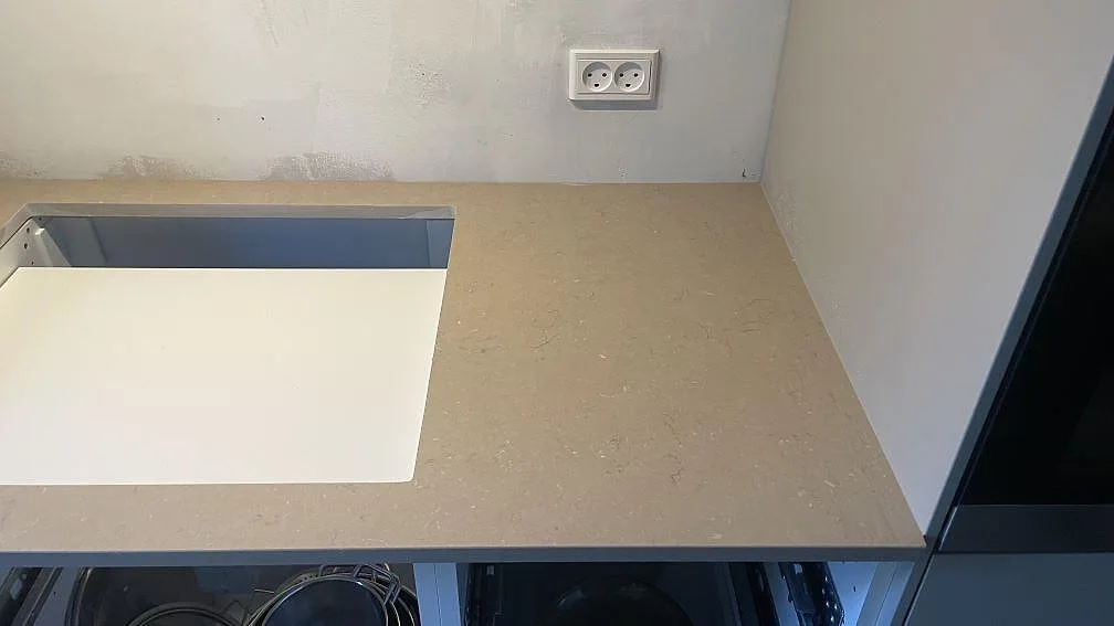 Køkkenbordplade i Silestone Coral Clay, København N – billede 6