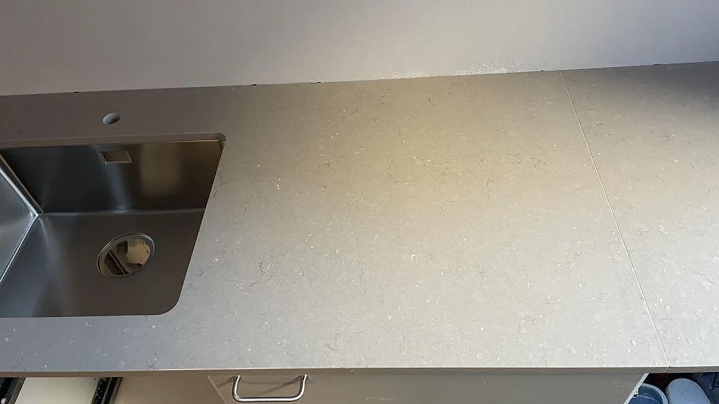 Køkkenbordplade i Silestone Coral Clay, København N – billede 3