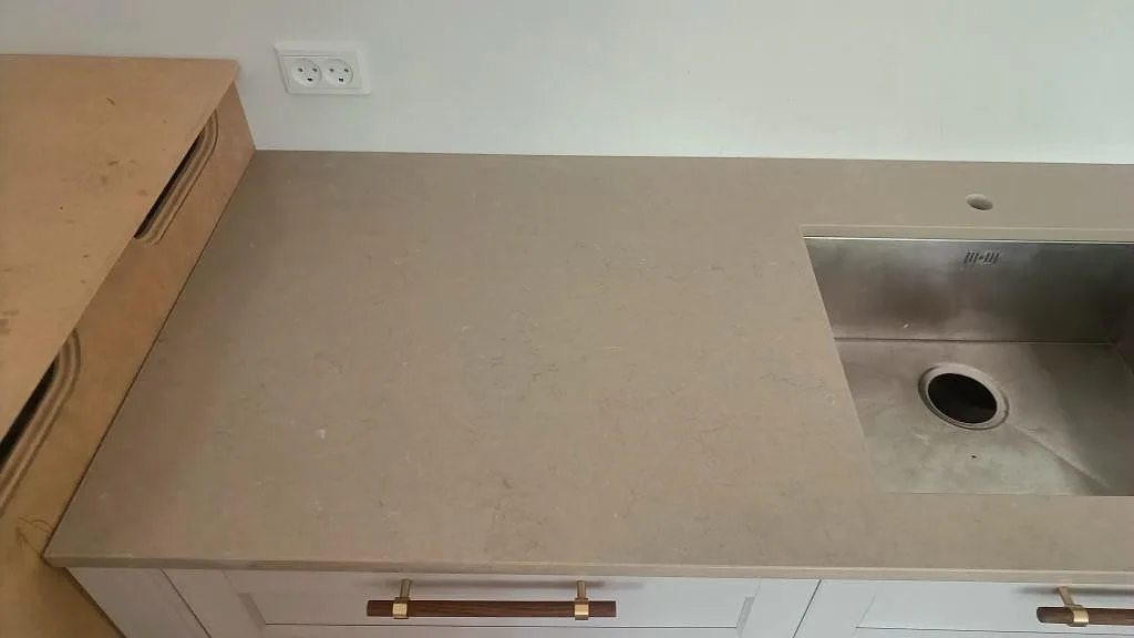 Køkkenbordplade i Silestone Coral Clay, København Ø – billede 2