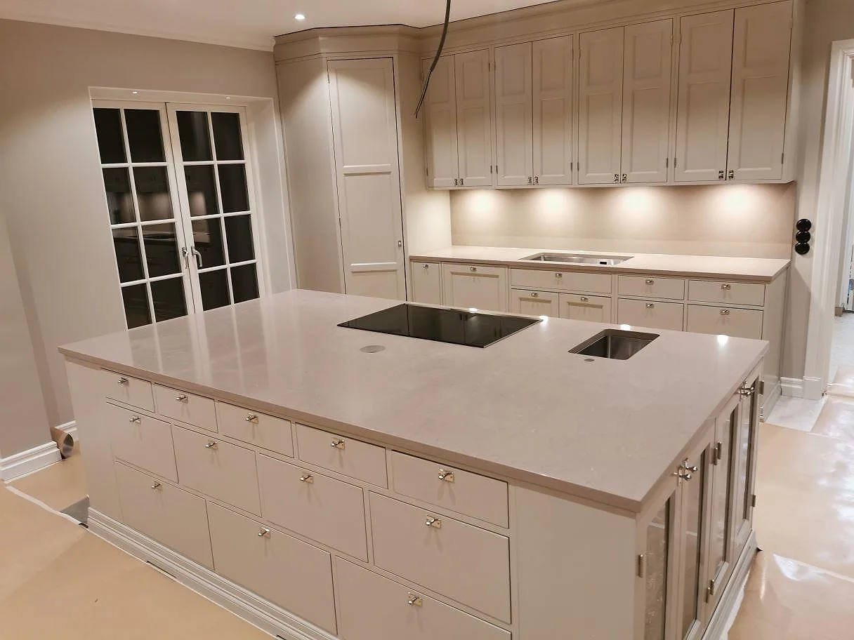 Køkkenbordplade i Silestone Coral Clay, Kristianstad