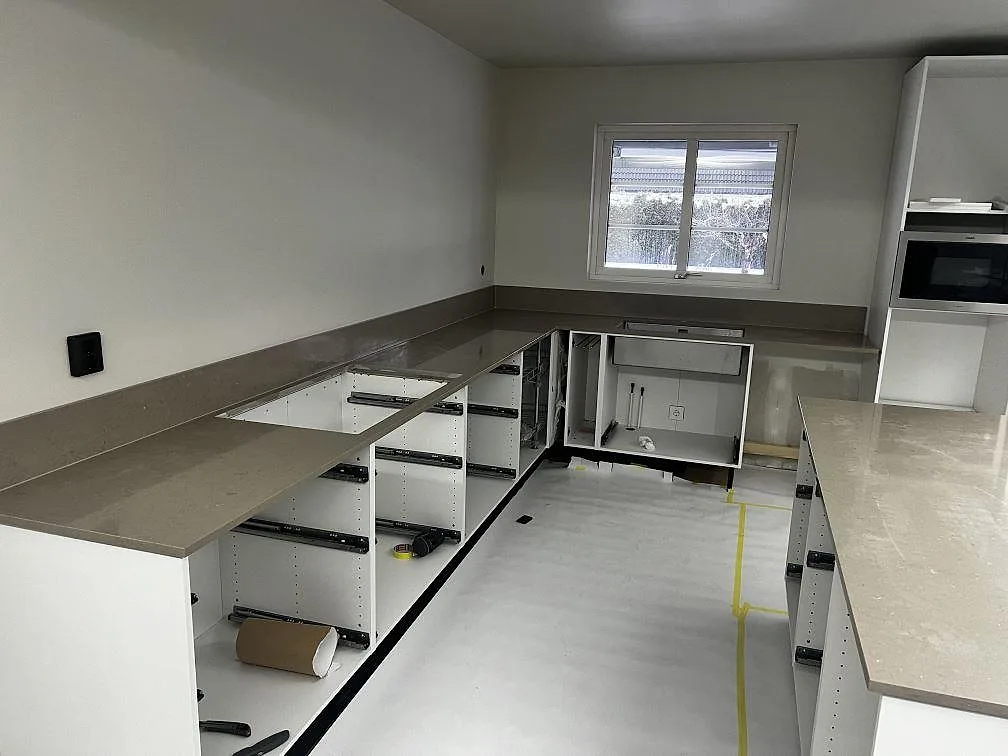 Køkkenbordplade i Silestone Coral Clay, Kristianstad – billede 2