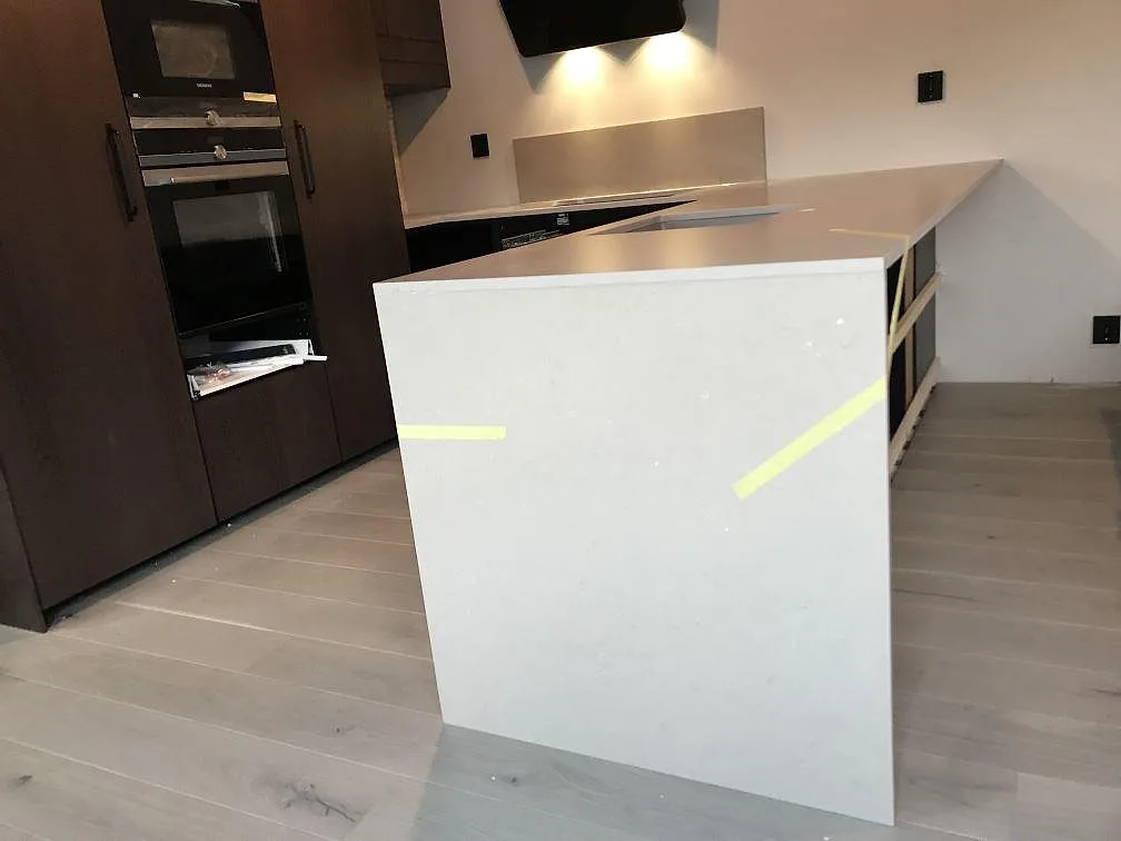 Køkkenbordplade i Silestone Coral Clay, Kungsbacka