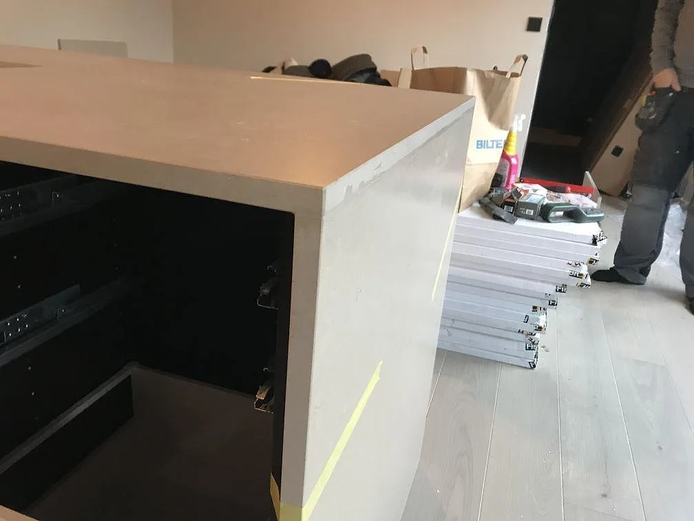 Køkkenbordplade i Silestone Coral Clay, Kungsbacka – billede 8