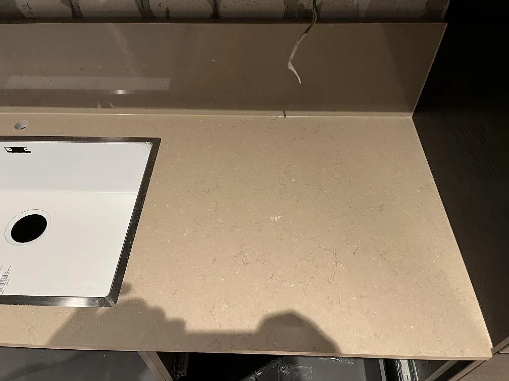 Køkkenbordplade i Silestone Coral Clay, Landskrona – billede 5