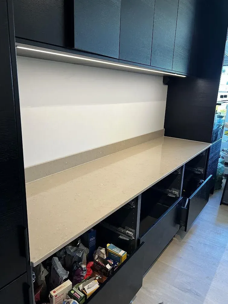 Køkkenbordplade i Silestone Coral Clay, Landskrona – billede 2